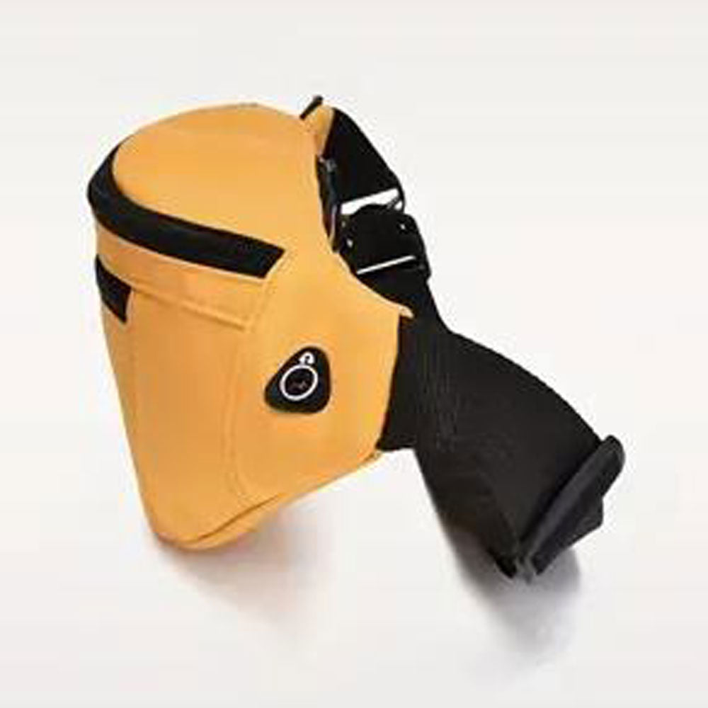 Unisex Waist Fanny Pack Multi-Pockets Running Bum Bag Yellow