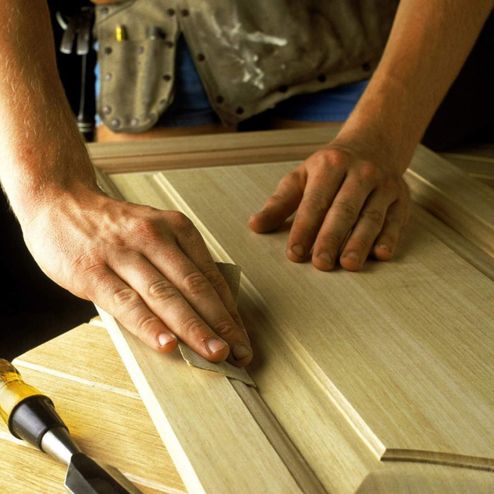 42Pcs Sandpaper Sheets Wet Dry Polishing Sanding Paper for Wood Automotive Metal