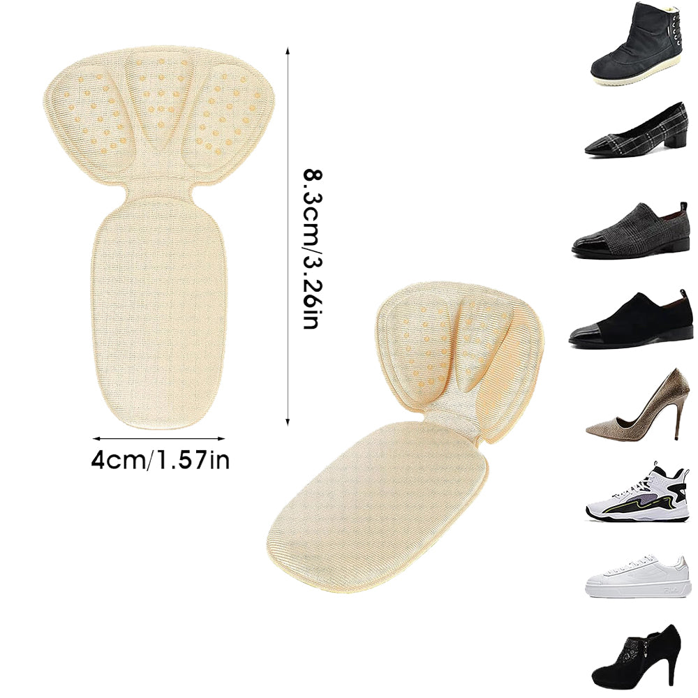 2 Pairs of Back of Heel Cushion Pads Mesh Adhesive Heel Grips Inserts Heel Protectors