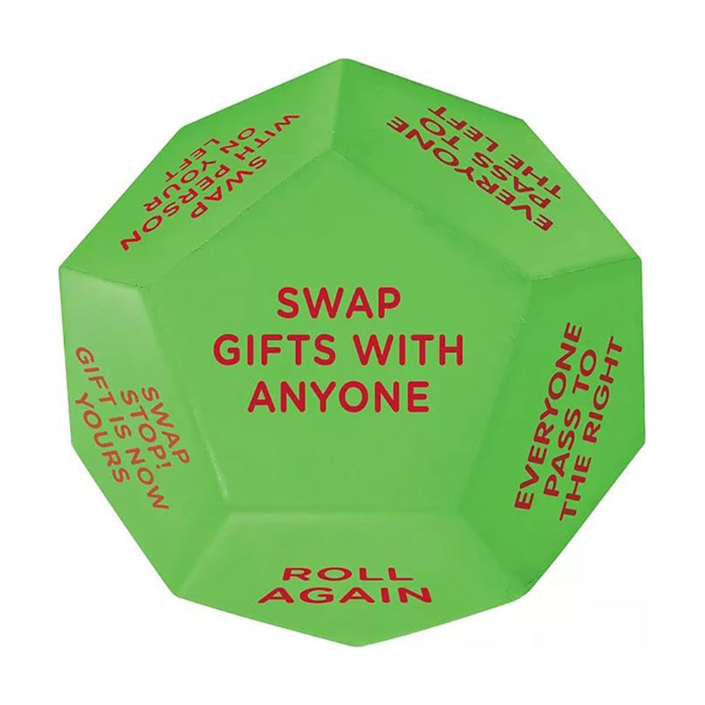 12-Side Santa Swap Gift Exchange Dice Santa Christmas Party Group Party Game