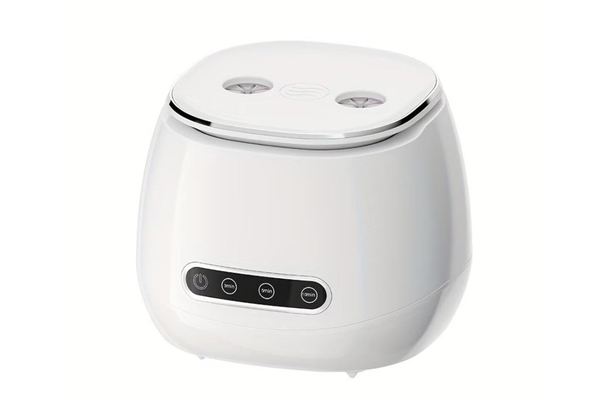 Ultrasonic Retainer Cleaner with UVC Cleaning - White