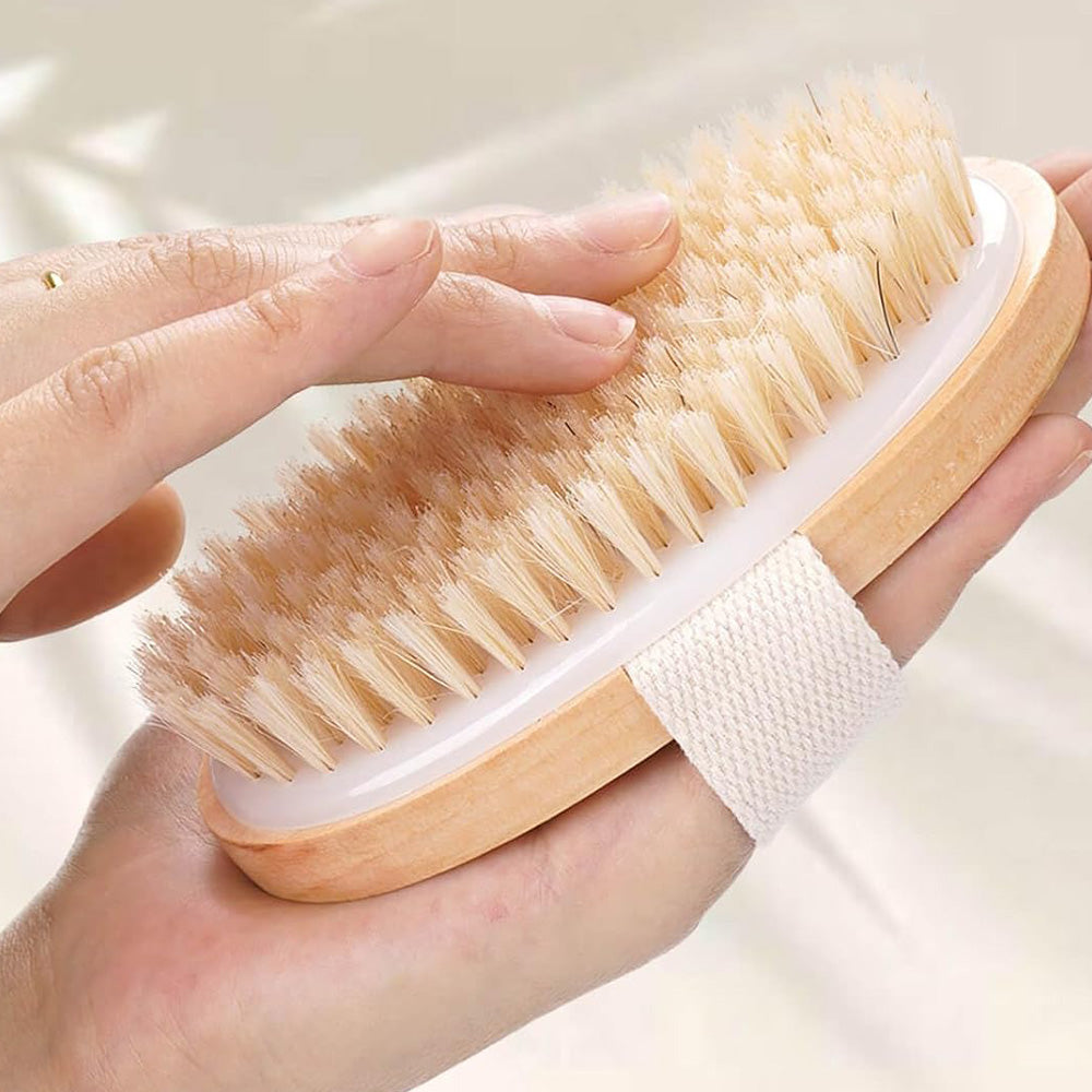 2Pcs Bath Brushes Body Exfoliating Brush for Skin Cleaning