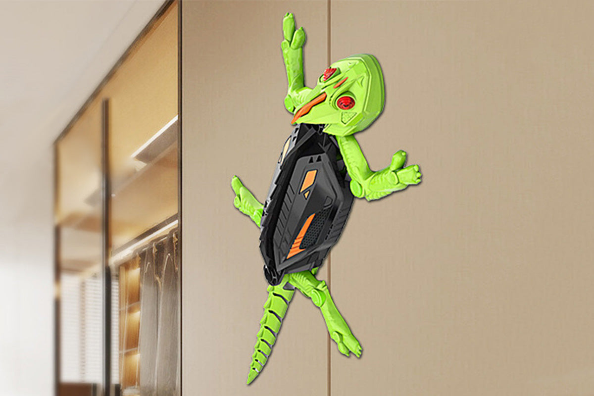 Rechargeable Wall Climbing Gecko RC Car Toy Green