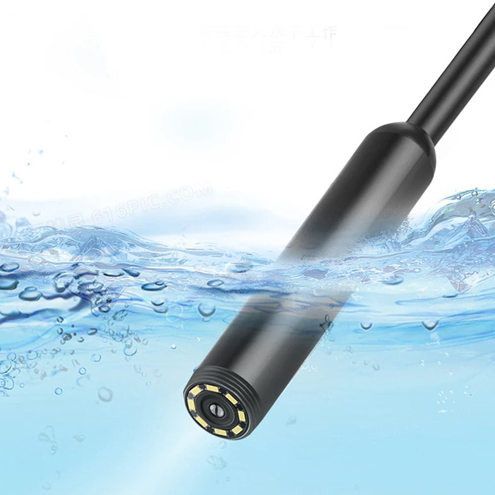 1920P HD Endoscope Camera With Light Borescope Tool and 8 Adjustable LED Lights for Car