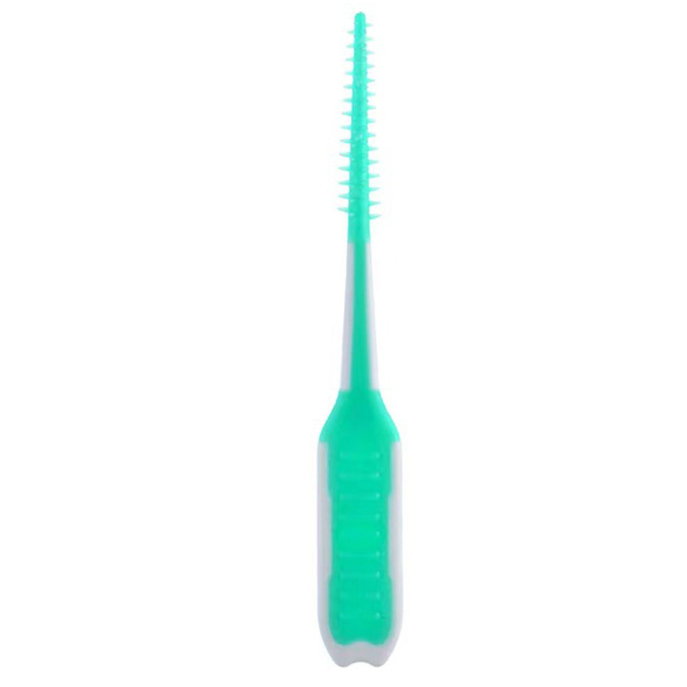 240Pcs Floss Picks Tooth Cleaners with Portable Travel Case Green