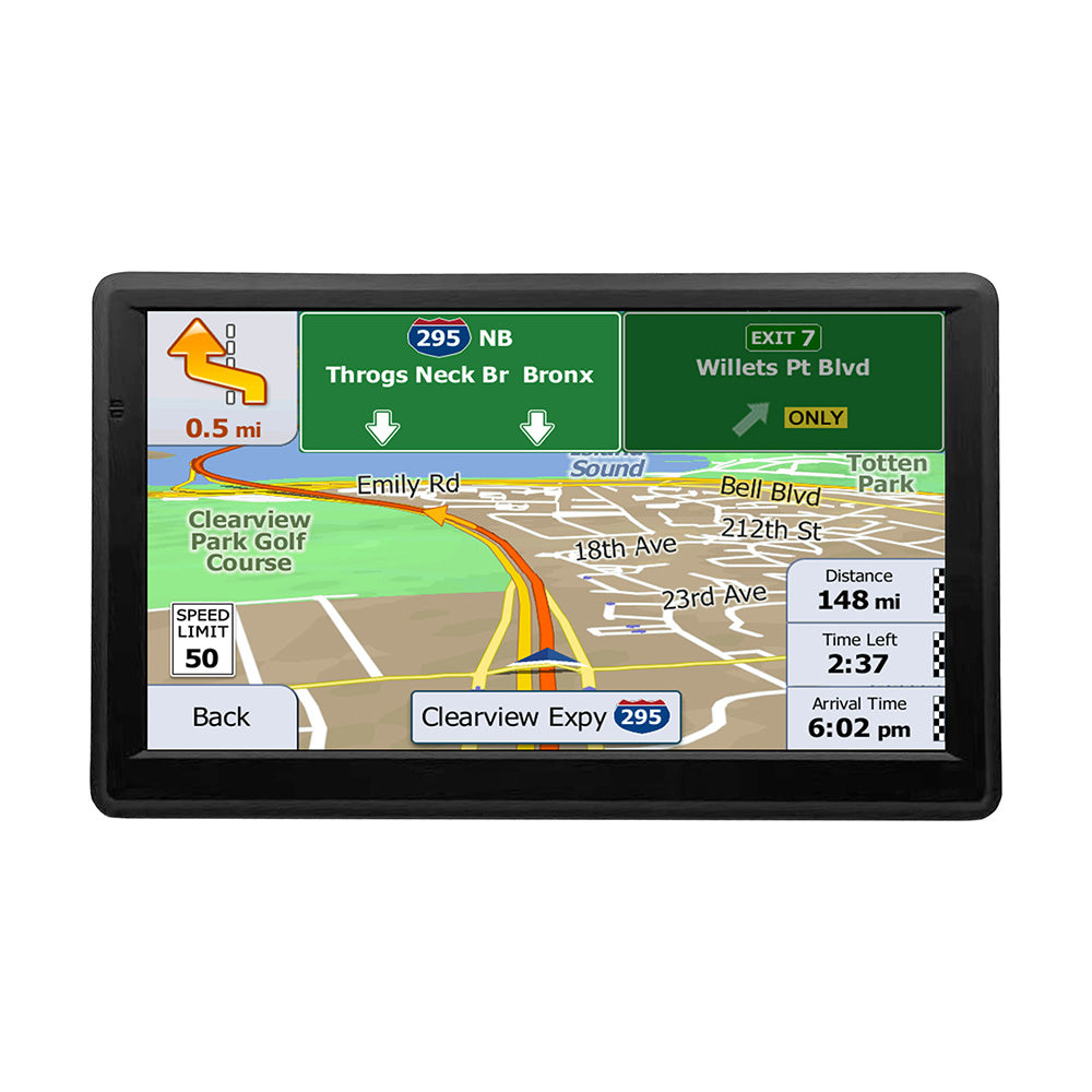 7-Inch GPS Navigator HD Display Universal Navigation with Voice Guidance and Offline Maps for Cars Trucks
