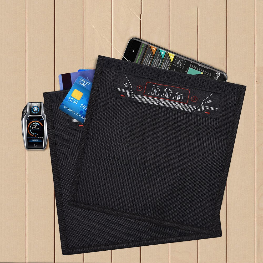 Faraday Bag for Phones Signal Blocking Bug Out Bag Prevents Hacking Tracking Spying