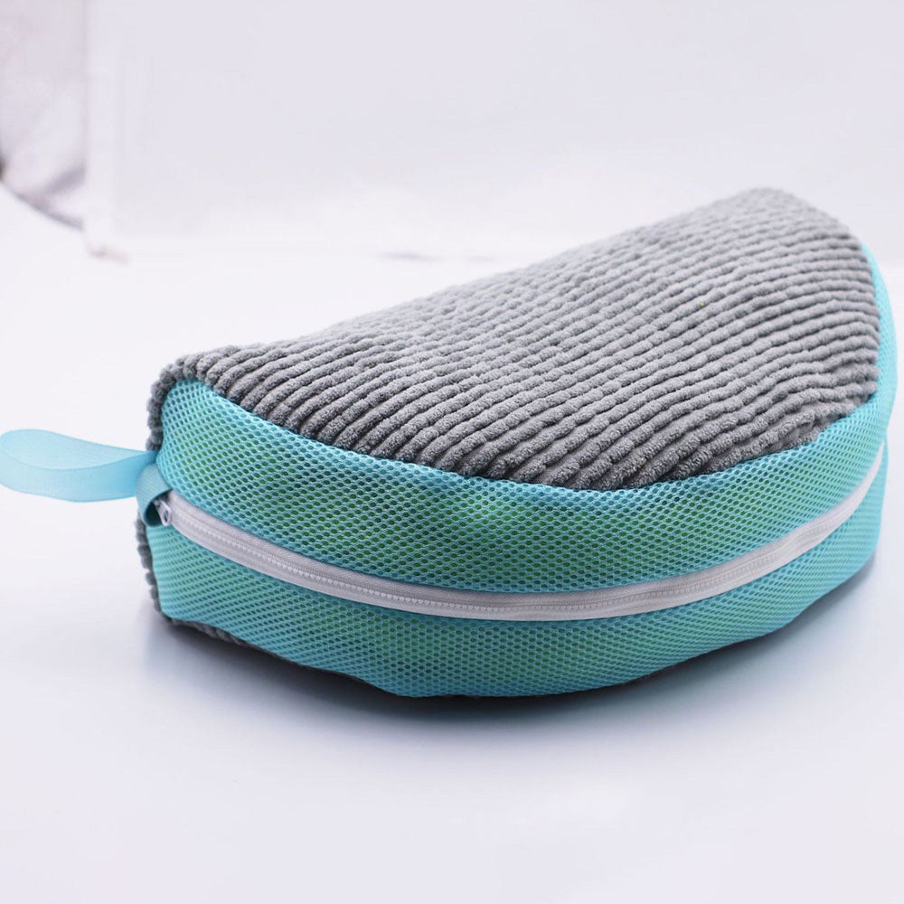 Reusable Shoe Washing Bag Laundry Shoe Bag for Washing Machine Blue