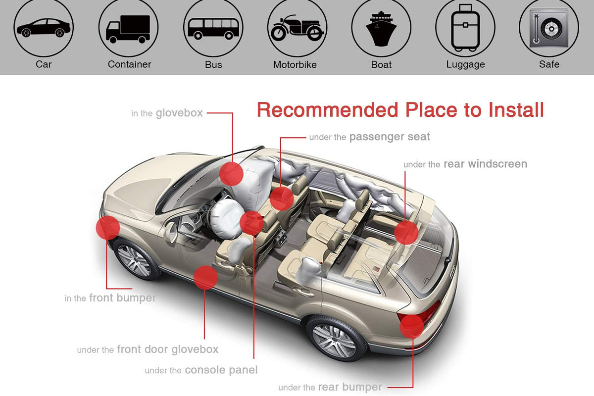 4G Positioning System Tracker  Real-Time Tracker for Vehicles Cars Fleets IP65 Waterproof