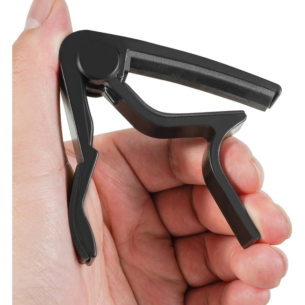 Guitar Capos with 5 Guitar Picks for Acoustic Electric Bass Guitar Ukulele