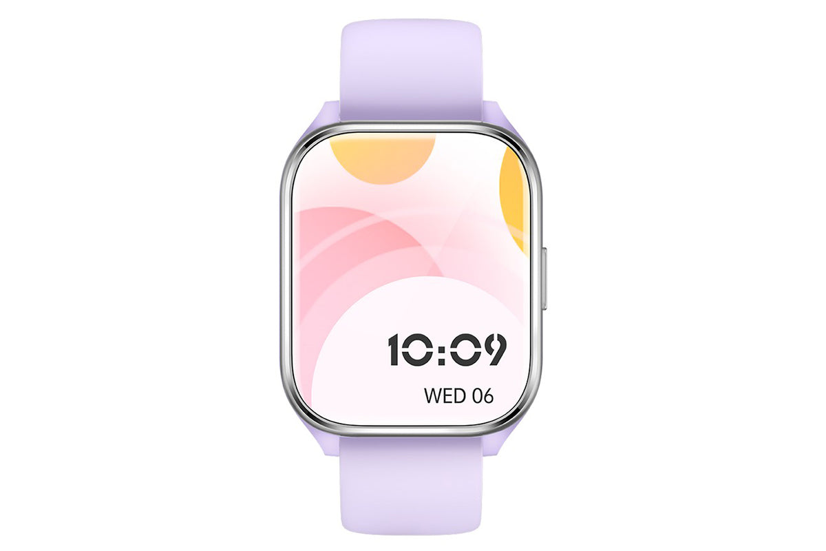 Smart Watch 1.85-Inch Fitness Watch with Heart Rate Sleep Monitor Blood Oxygen 100 Sports Modes Activity Tracker -Purple