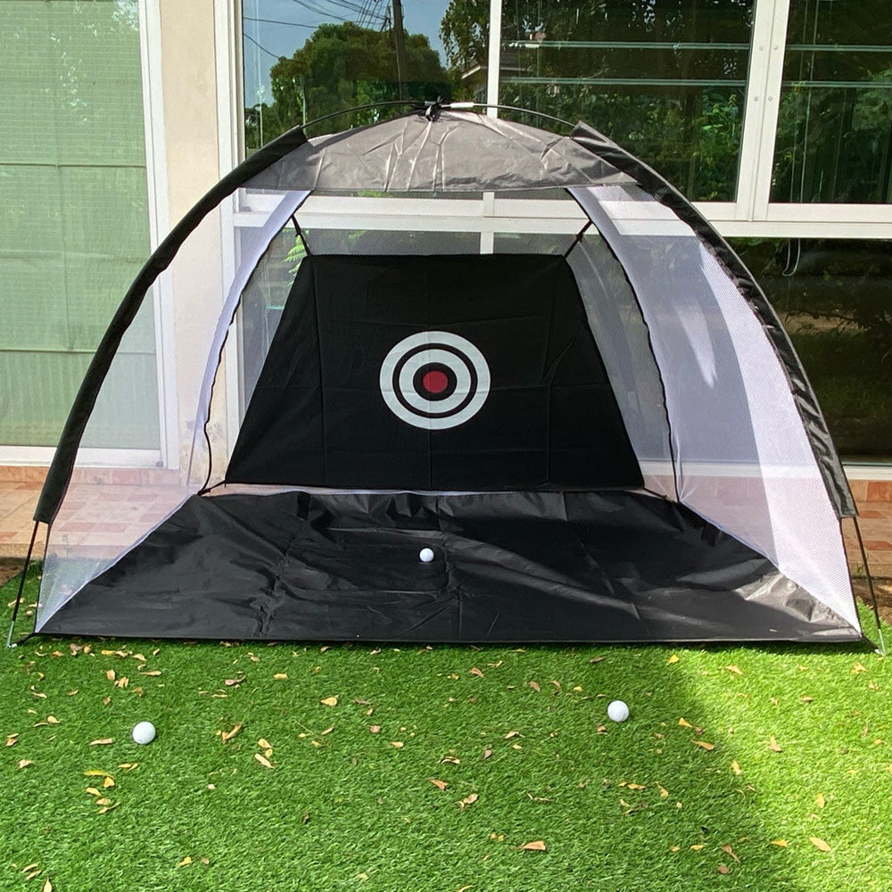 2-Meter Foldable Golf Practice Net Hitting Driving Netting Chipping Cage Training Aid