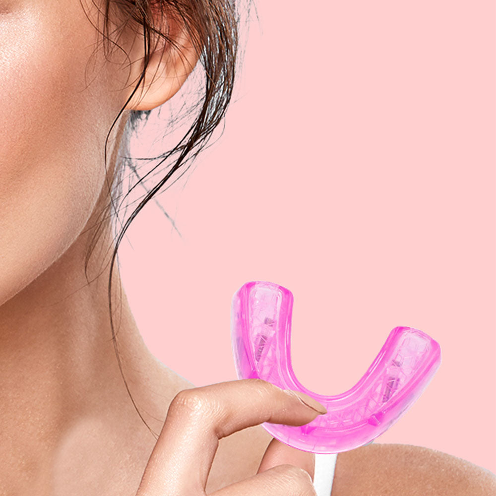 Adjustable Anti-Snore Mouthpiece Stop Teeth Grinding Mouth Guard Sleeping Aid Pink