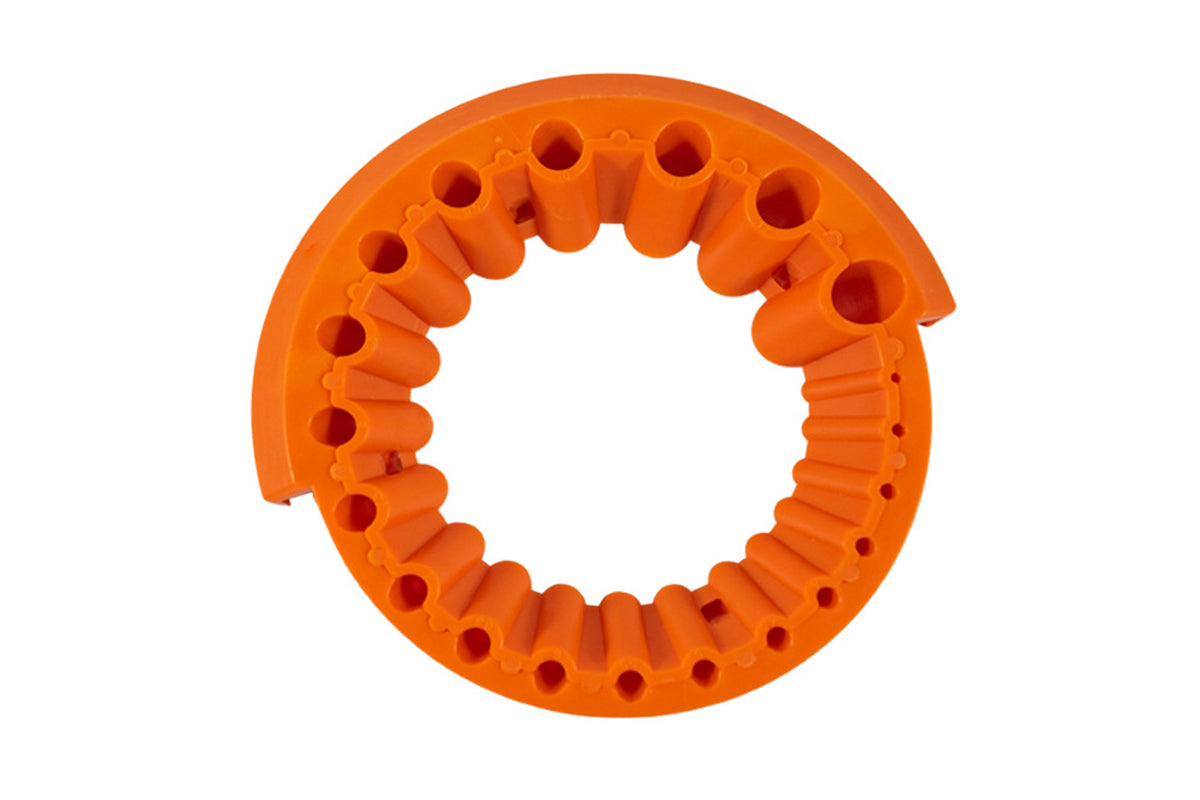 Drill Bit Sharpener Angle Grinder Drill Bit Sharpener for DIY and Professionals -6-Hole Yellow and 20-Hole Orange
