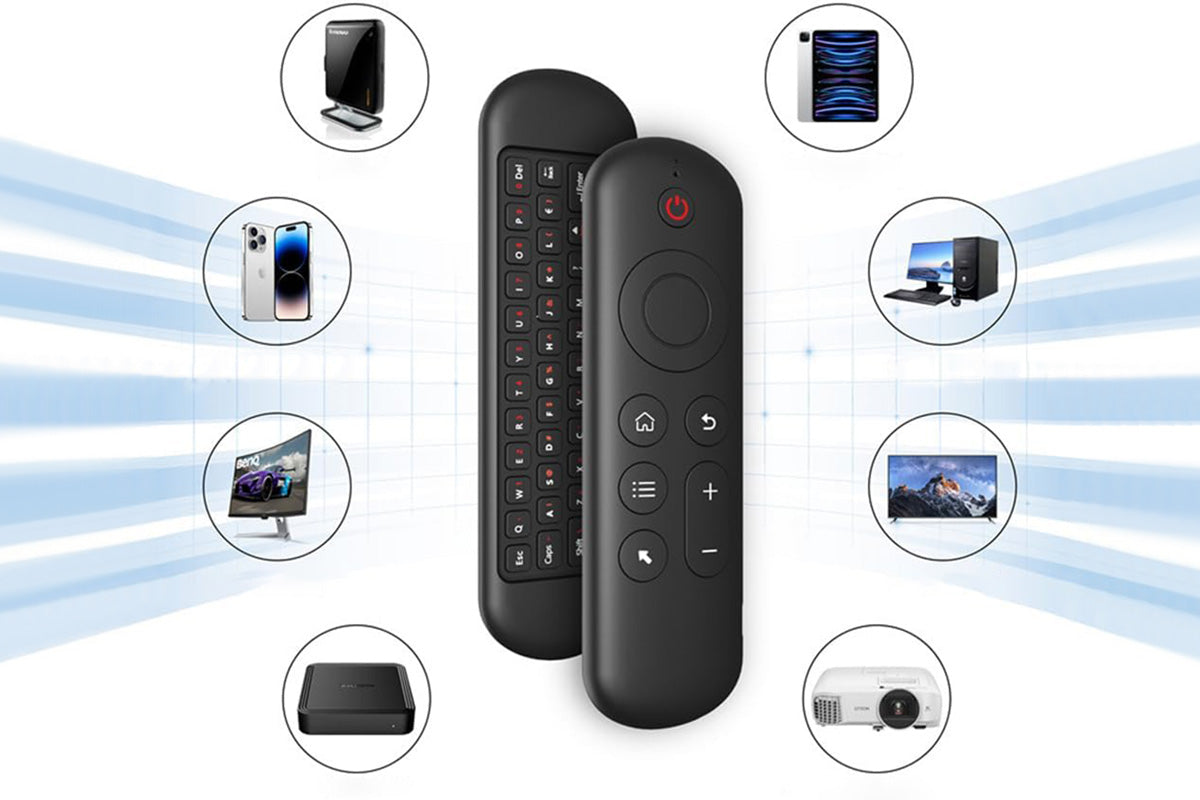 Air Mouse Keyboard Remote 2.4G Bluetooth Wireless Backlit for Android PC