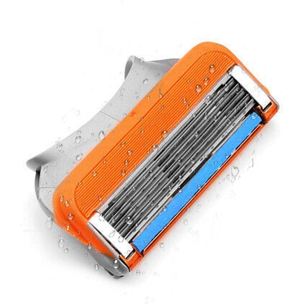 Set of 4 Pcs Replacement for Gillette Fusion 5 Series Razor Shaving 5 Blades Trimmer