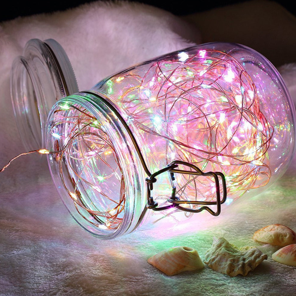 8 Modes Solar Fairy Lights 300LEDs String Light for Outside Garden Yard Decor Multicolor Light