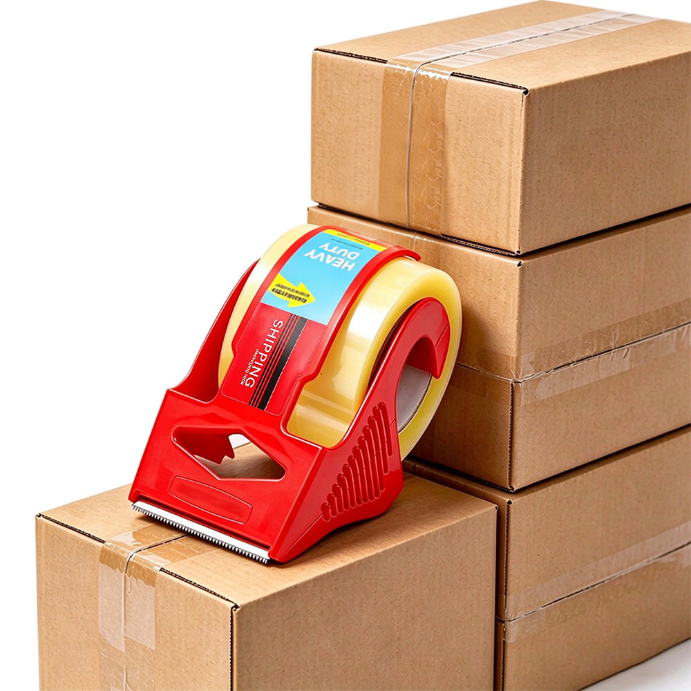 3Pcs Packing Tape Dispensers 3 Rolls Clear Packing Tape Set