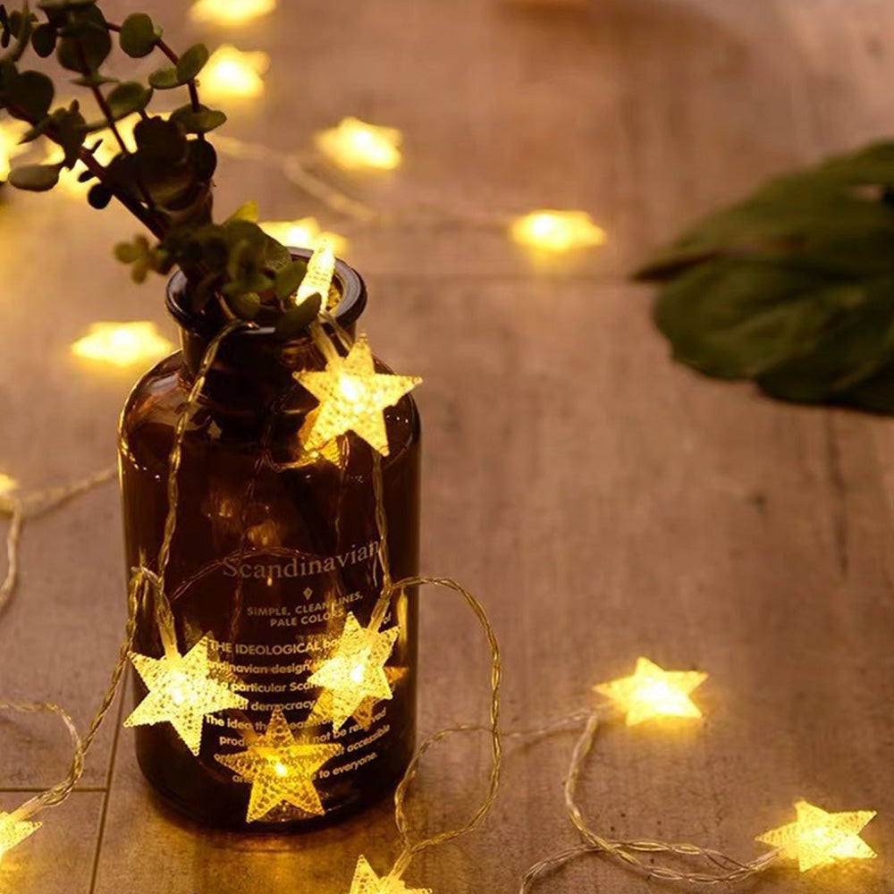 20 LED Star String Lights ¨C 3m Fairy Christmas Lights Battery Operated for Party