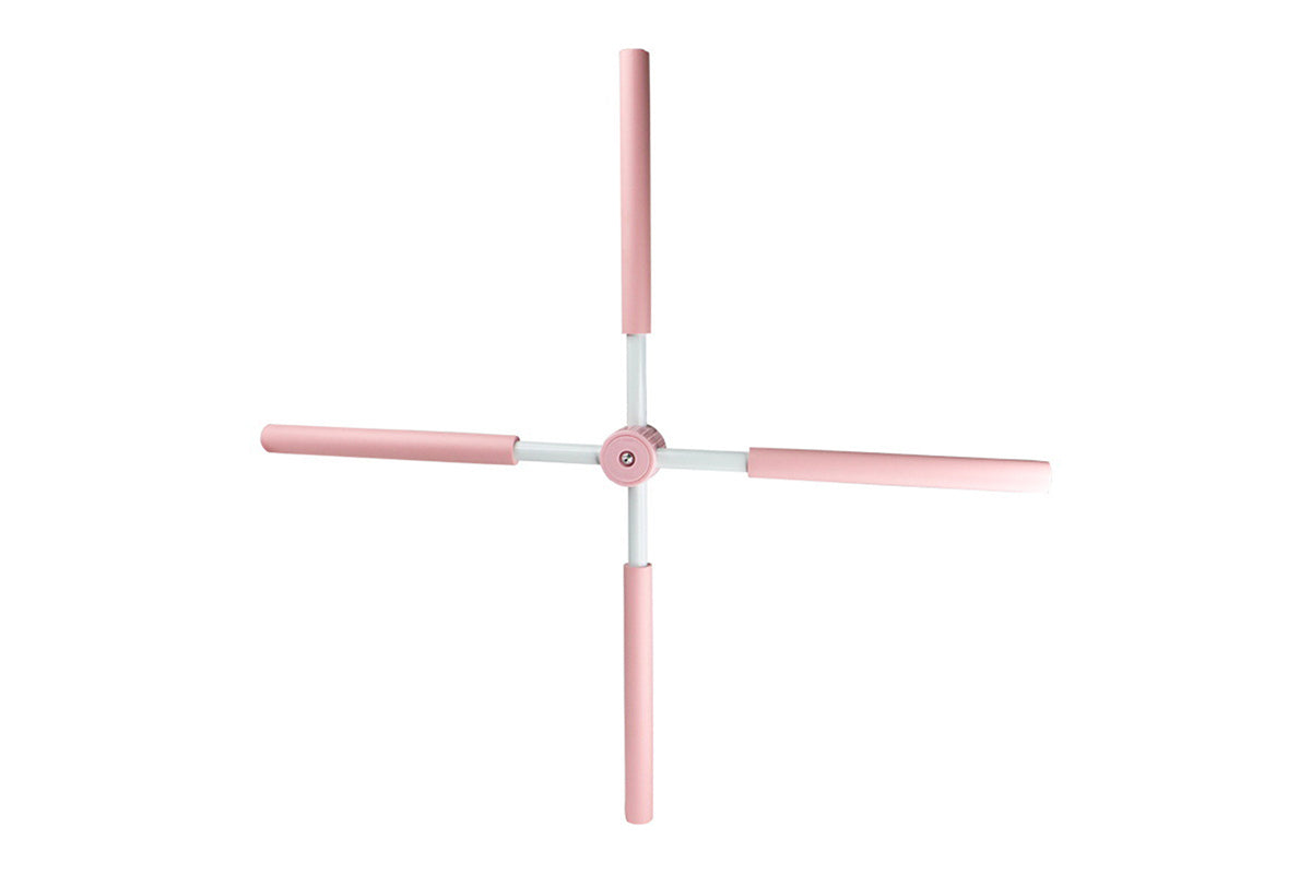 Retractable Yoga Posture Corrector Stick Adult And Child Back Stretching Tool-Pink