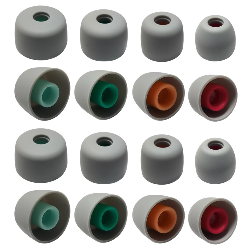 8 Pairs Silicone EarBuds Ear Tips For Sony WF-1000XM5 Earphones-Light Grey