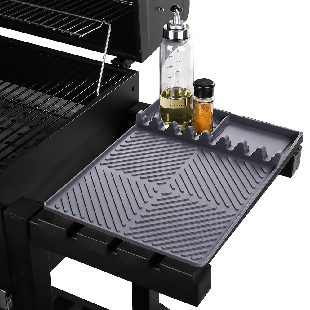 Silicone Griddle Mat Side Shelf Mat Grill Pad for Blackstone Barbecue Grill Accessories Tool