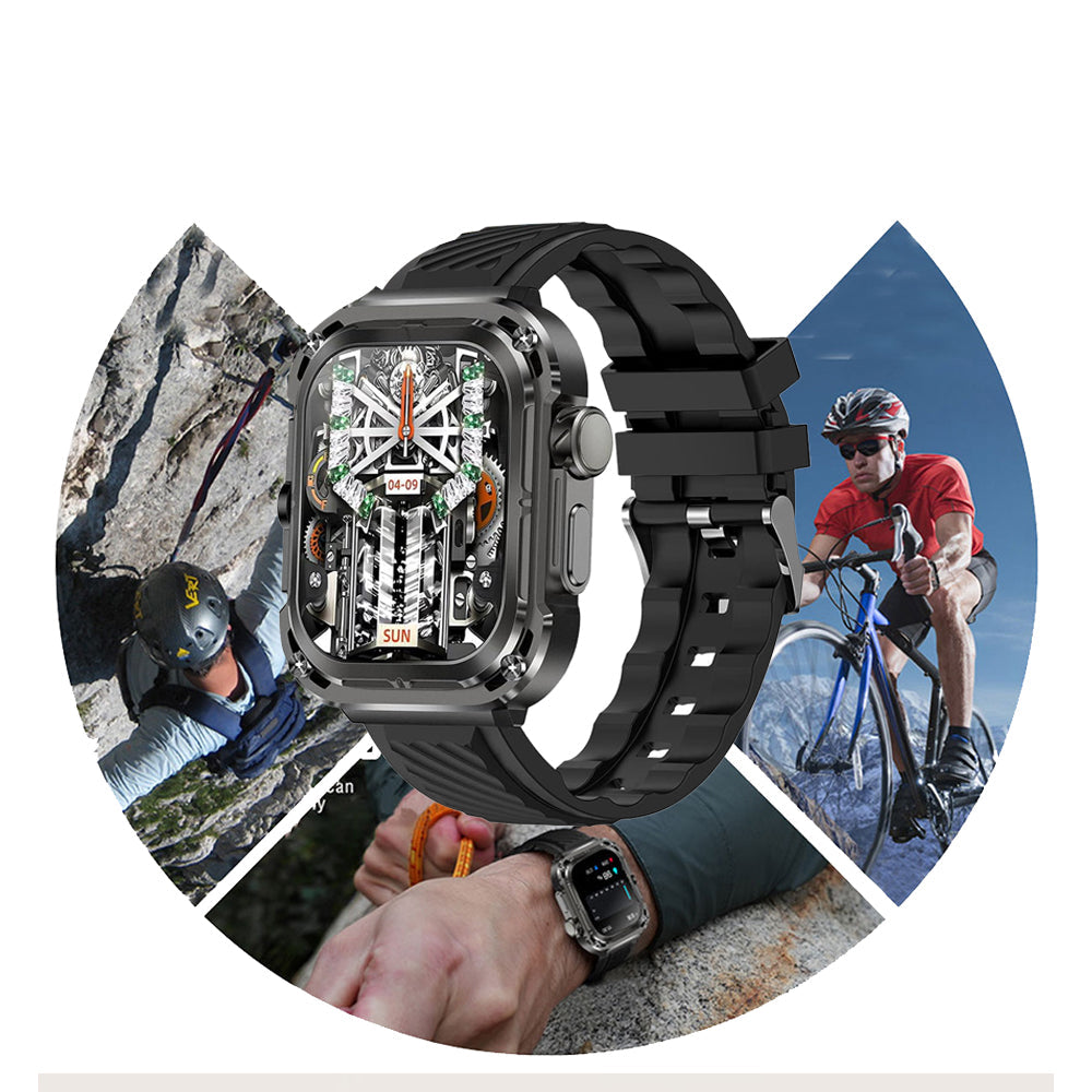 Smart Watch Outdoor Sport Smart Watch HD Display Black