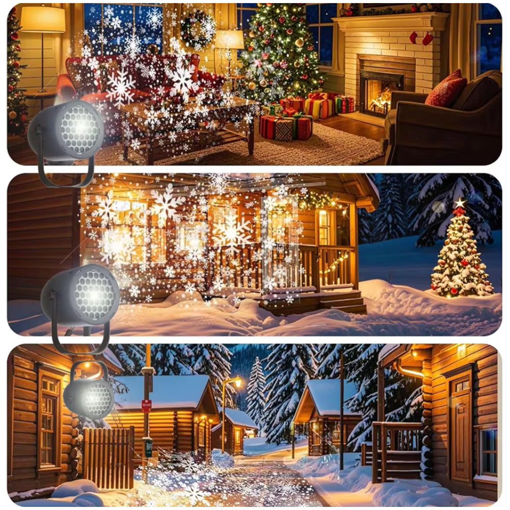 USB LED Christmas Projector Light ¨C Indoor & Outdoor Holiday Decoration Lamp Style 2