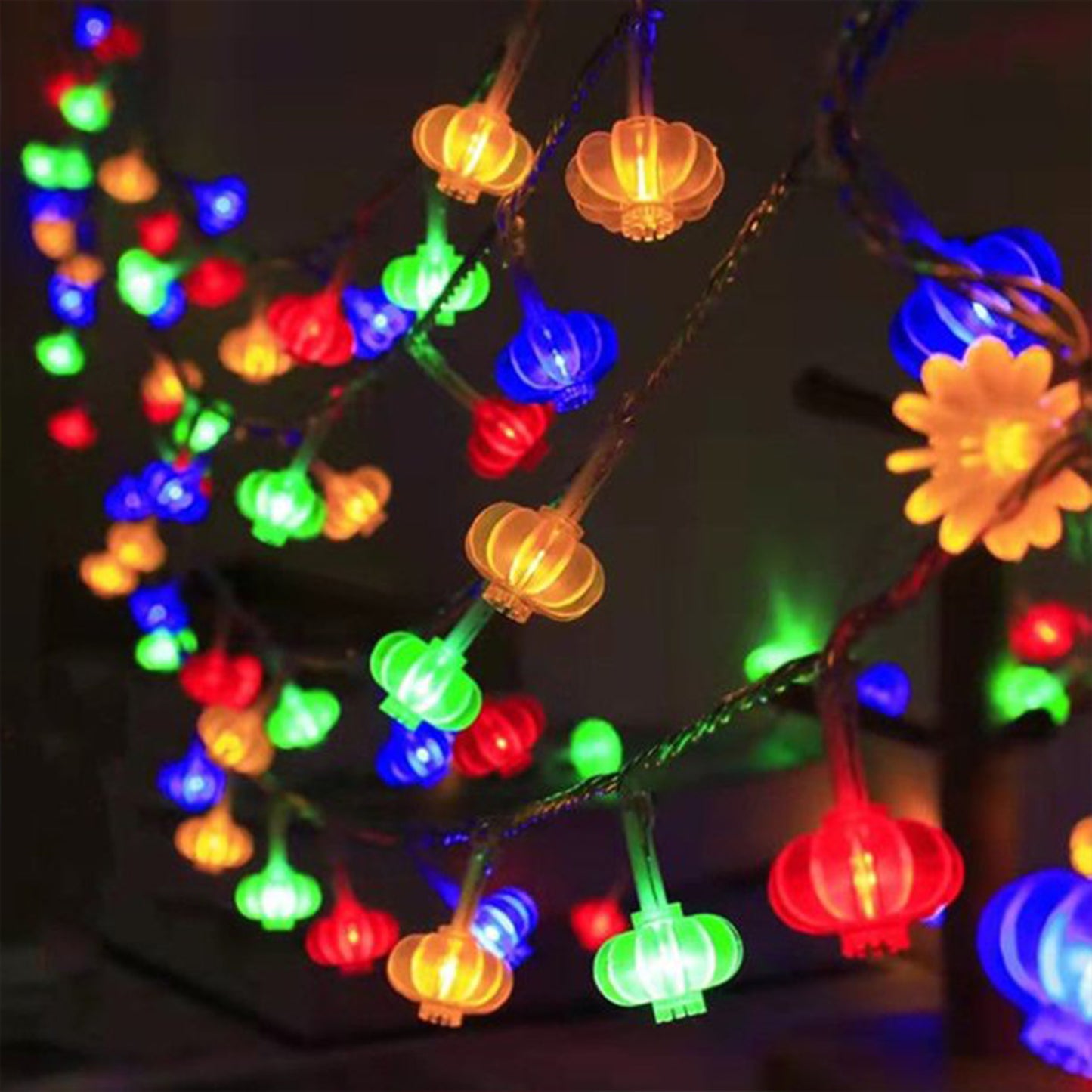 Solar Lanterns String Lights Garden Fairy String Lights -Multi Colour