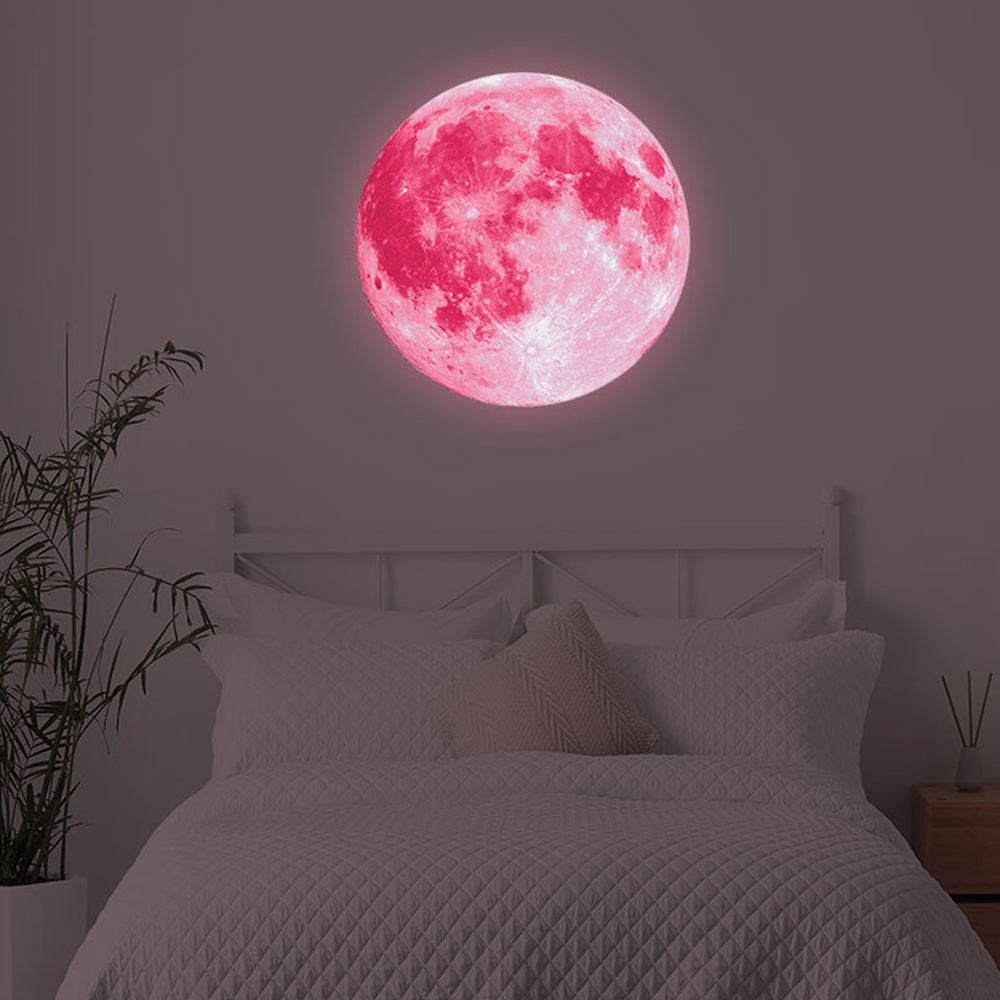 30X30CM Glow in The Dark Stars and Moon for Ceiling Decorations Glow Wall Stickers