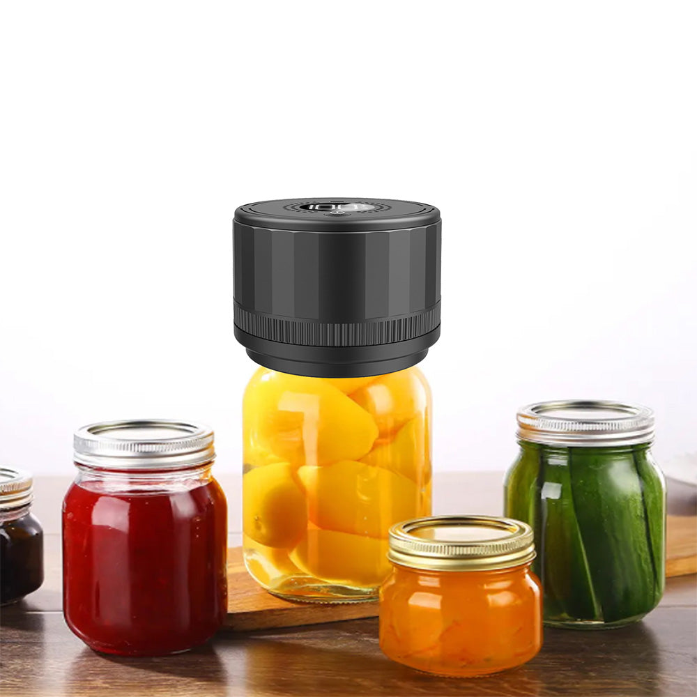 Electric Mason Jar Vacuum Sealer Kit for Food Storage & Preservation