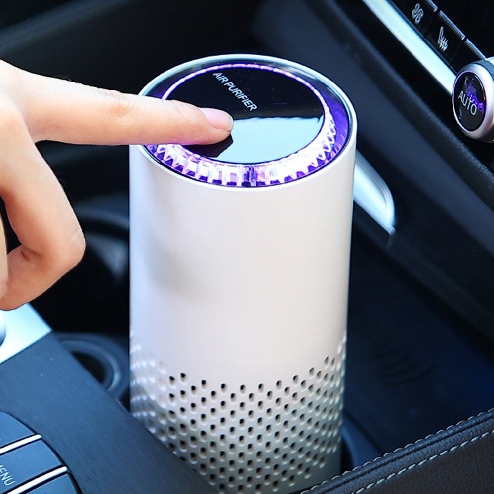 USB Air Purifier and Freshener ¨C With Colorful Lights for Car Pet Bedroom and Office