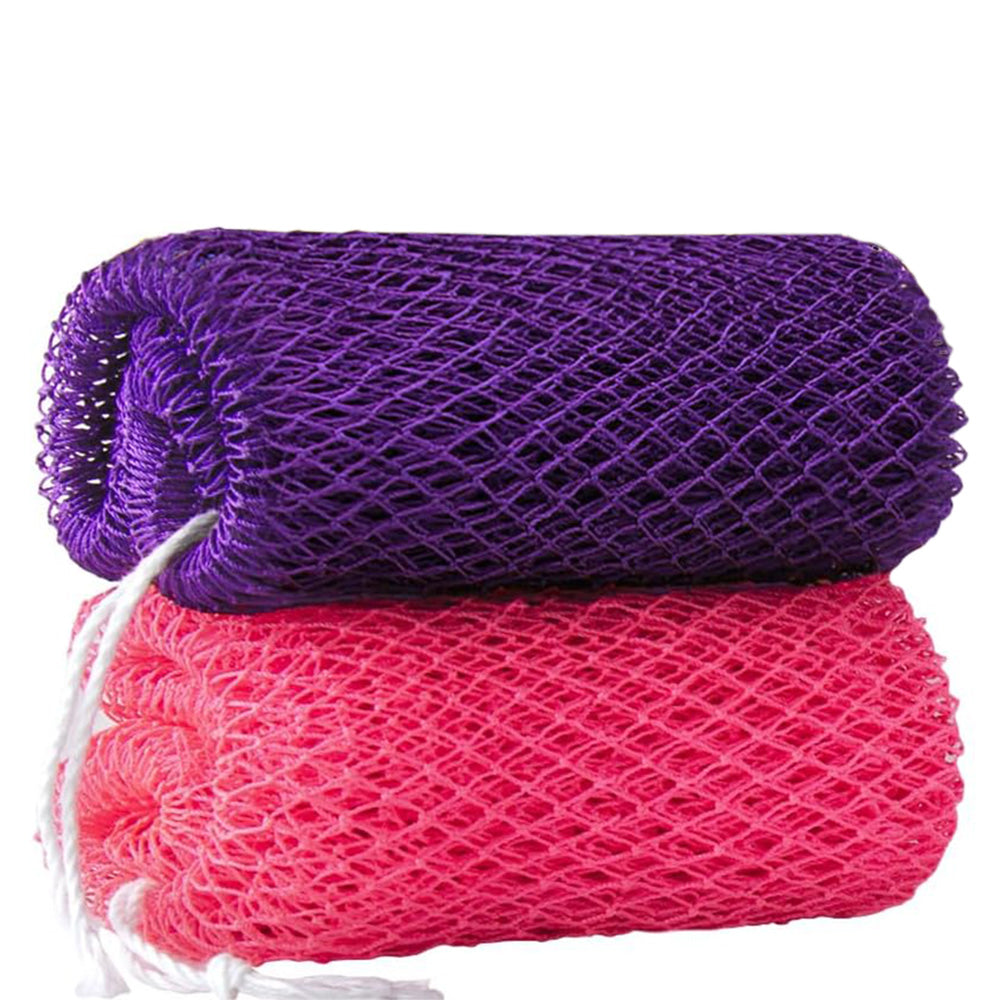 2PCS African Net Sponge Body Scrubber ââ‚?Exfoliating Bathing Tool Style 1