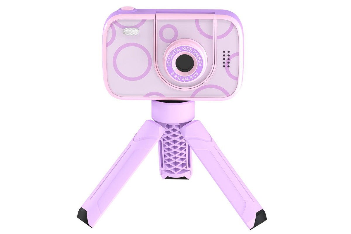32GB Camera Toys for Boys Girls 1080P HD Digital Camera with Flip up Lens for Selfie and Video Christmas Birthday Party Gifts-Purple