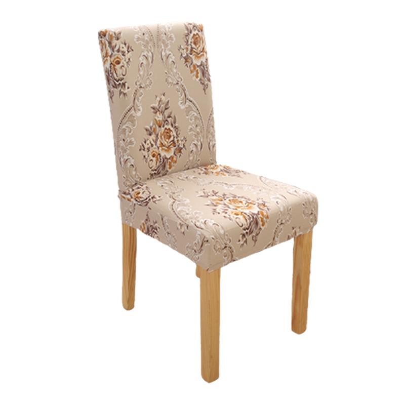 Printed Stretch Dining Chair Covers Removable Soft Chair Protector Dining Chair Slipcovers Home Decor for Home Kitchen Hotel Party Wedding Dining Room