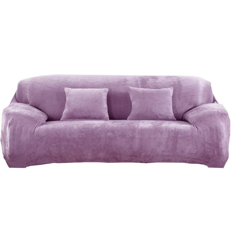 Home Fleeced Sofa Cover Polyester Couch Slipcover Home Decoration for 4 Seats Sofa