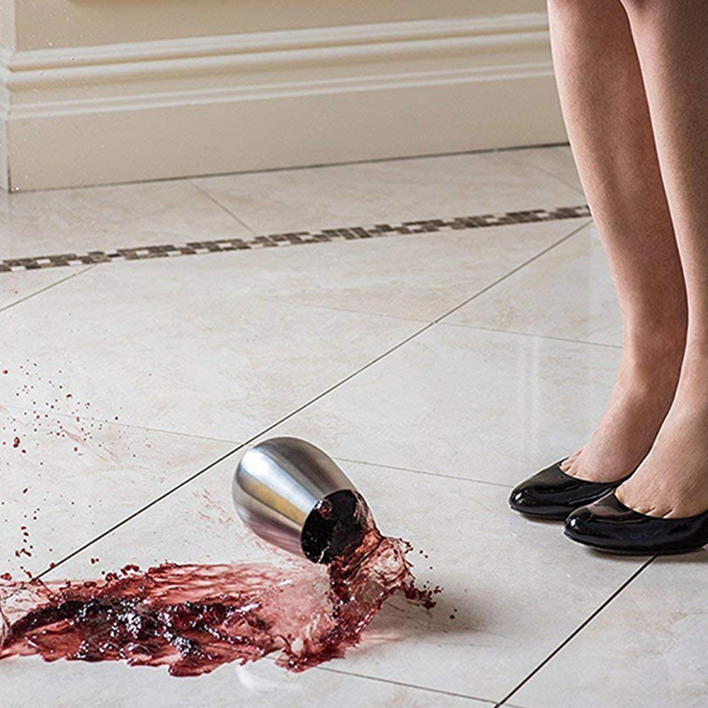 Stainless Steel Wine Glasses Goblets Champagne Bar Party Banquet