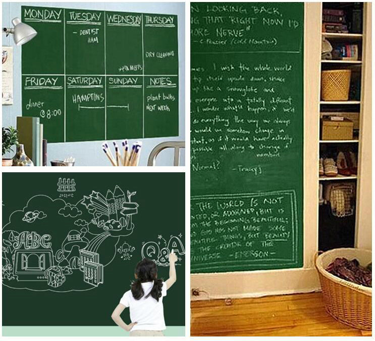 Chalkboard Wall Sticker Blackboard Decal Removable Vinyl Chalk Board