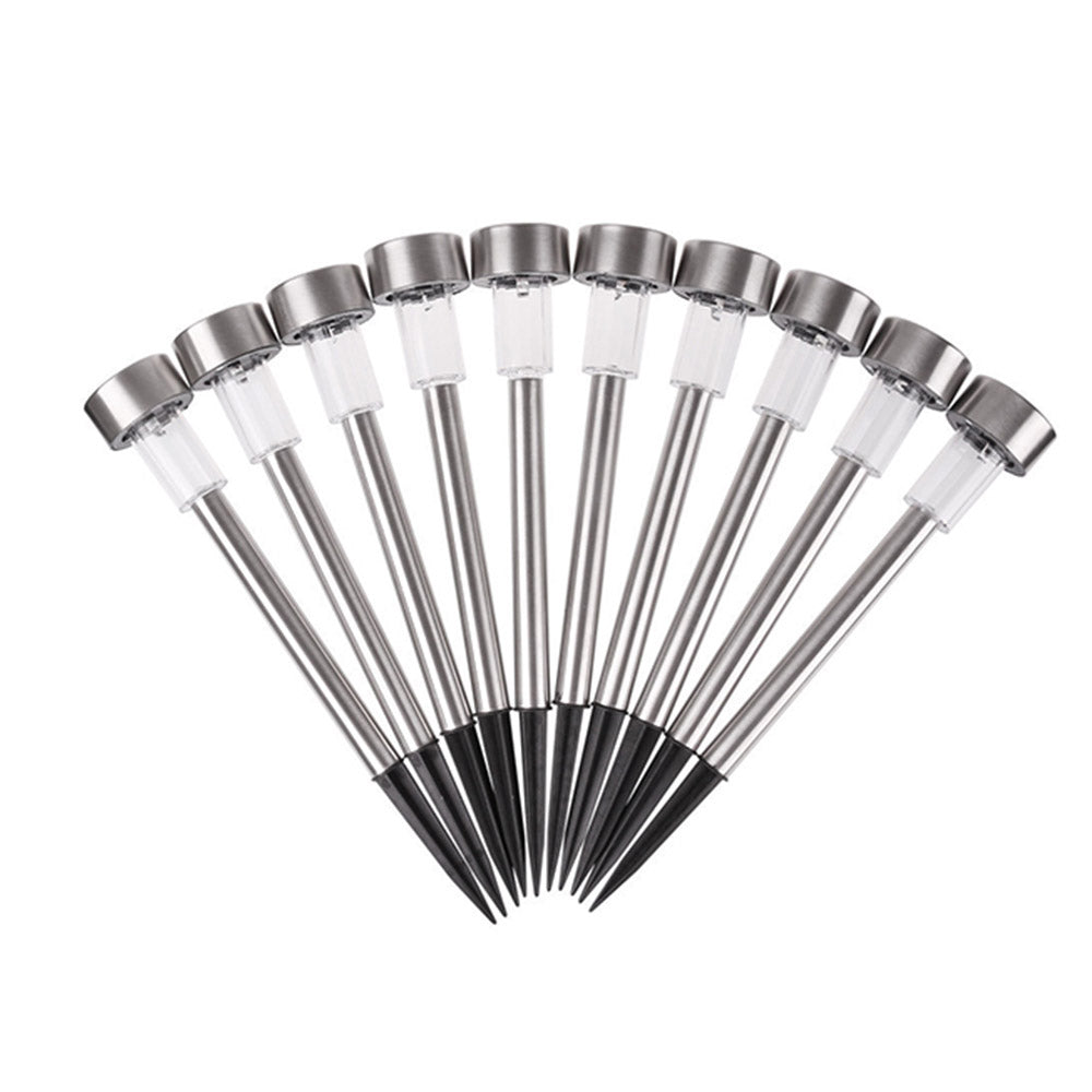 10pcs/Set Solar-Powered Garden Lights Waterproof Outdoor Lights LED Lawn Lights Garden Decoration Landscape Lights
