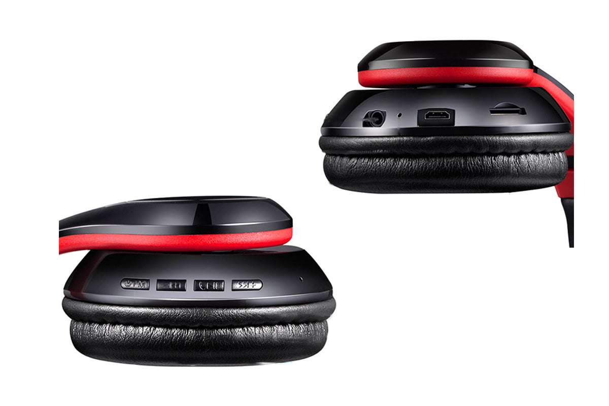 Bluetooth Headphones Over Ear Wireless Headset Support SD Card FM With Mic