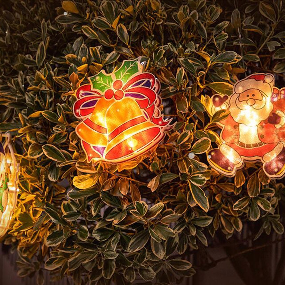 Bell Fairy Lights 3D Window Hanging Lamp Decorative LED Lights