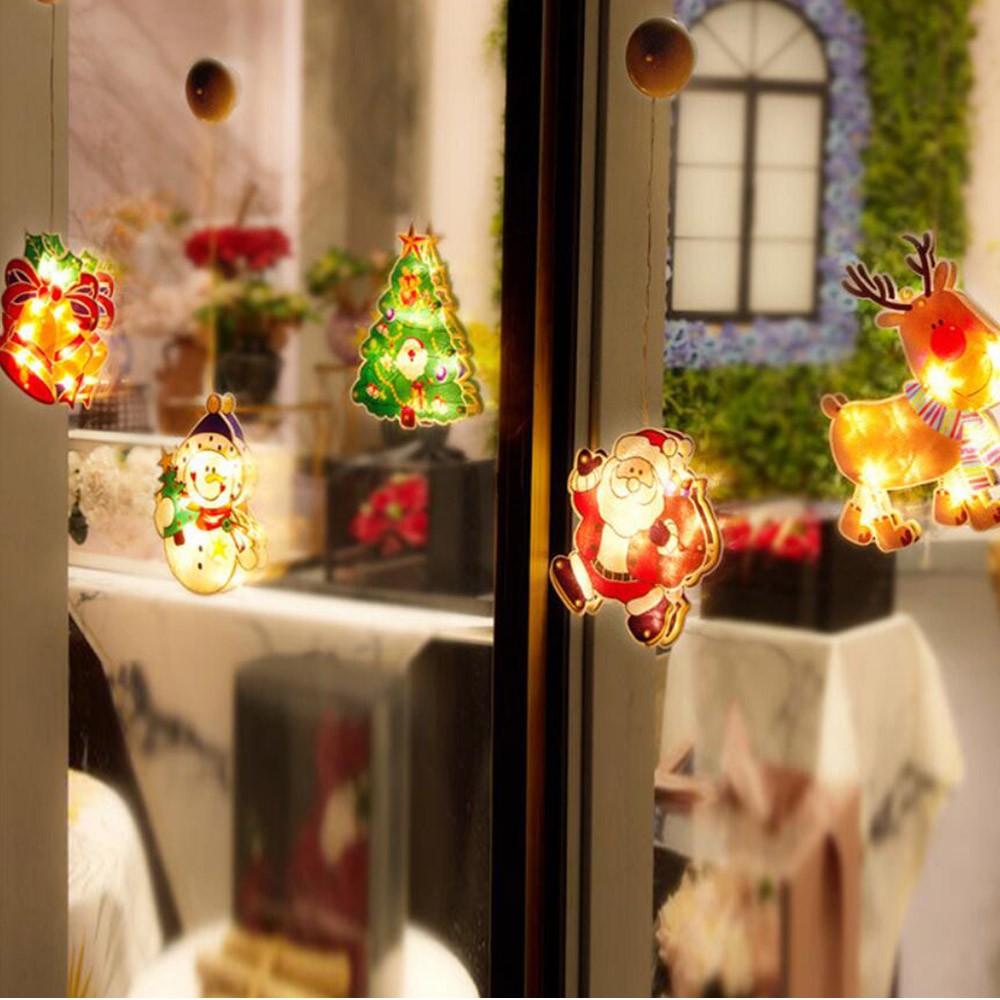 Bell Fairy Lights 3D Window Hanging Lamp Decorative LED Lights