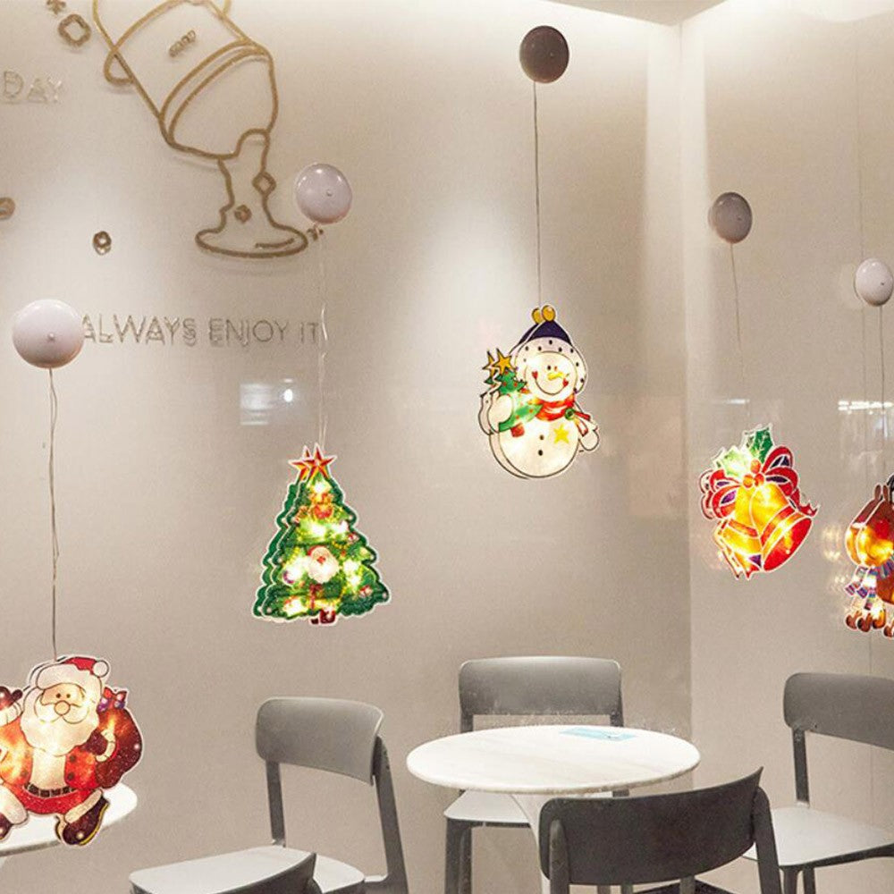 Bell Fairy Lights 3D Window Hanging Lamp Decorative LED Lights