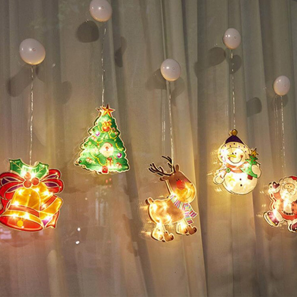 Bell Fairy Lights 3D Window Hanging Lamp Decorative LED Lights