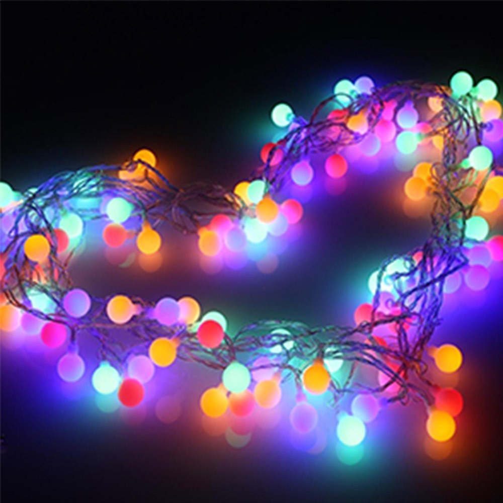 5M 50LED String Lights Battery Powered Ball Christmas String Lights for Indoor Bedroom Wedding Xmas Party Holiday Decoration