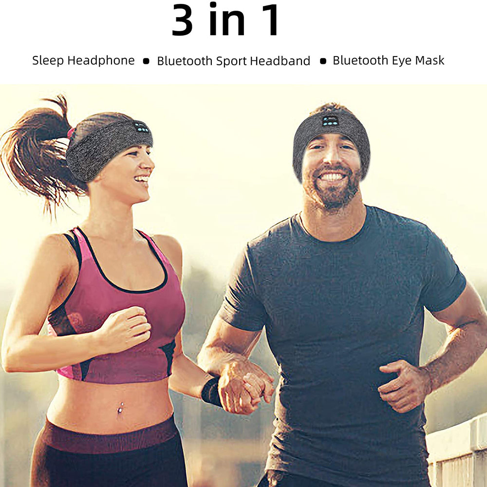 Bluetooth 5.0 Sleeping Headphones Headband Wireless Headband Stereo Earphone Sport Headband Music Sleeping Eye Mask