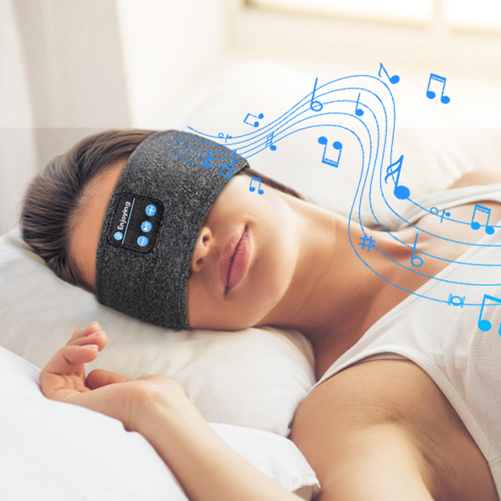 Bluetooth 5.0 Sleeping Headphones Headband Wireless Headband Stereo Earphone Sport Headband Music Sleeping Eye Mask