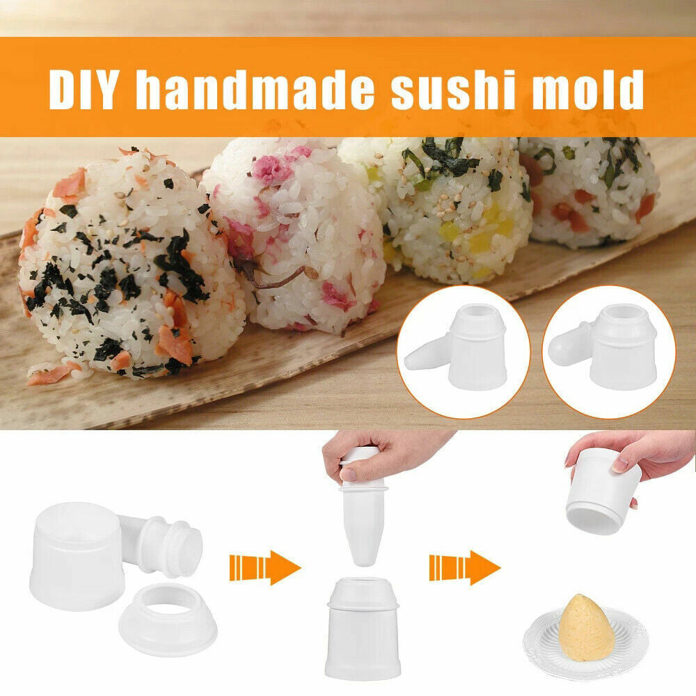 Rice Ball Molds DIY Rice Ball Makers Ball Shaped Kitchen Tools Food Meat Arancini Mold -Pointed