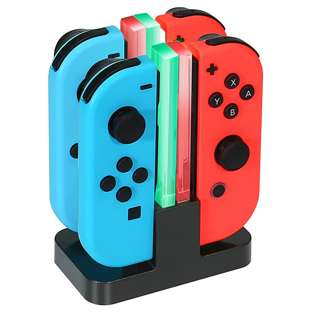 Joy-Con 4-Controller Charging Stand Dock Charger for Nintendo Switch Console