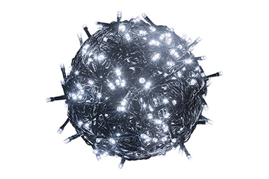 8 Lighting Modes Dazzle Bright Battery Operated Christmas String Lights Party Decoration-White